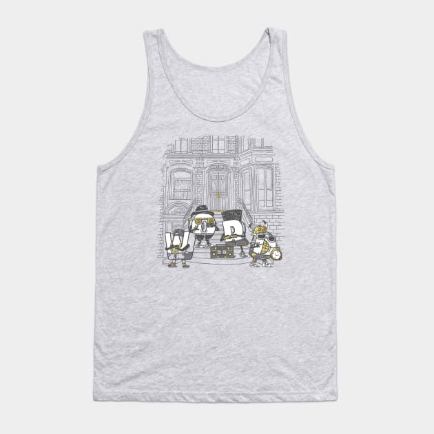 Word Tank Top by Made With Awesome